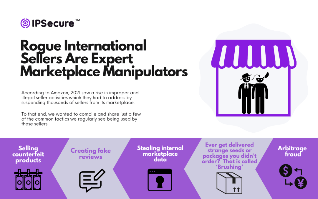 Third-party seller scams infographic.
